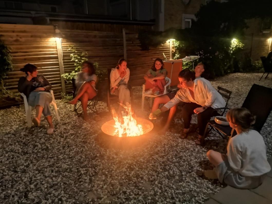 A summer evening at the hostel 2022